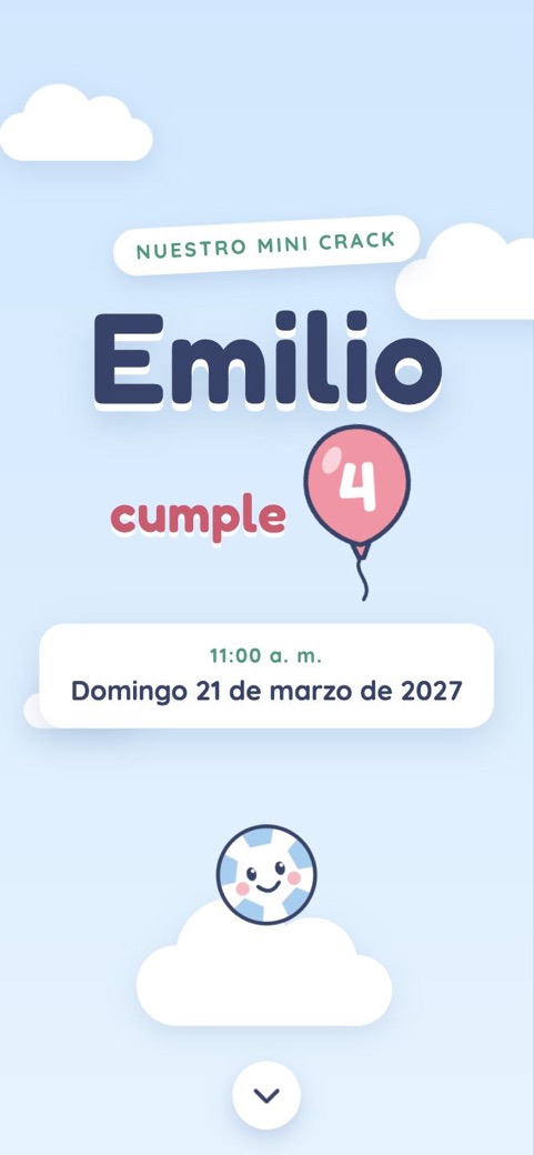 Portada de la invitación Mini crack